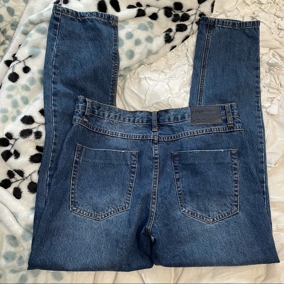 ONE Teaspoon Awesome Baggies Cotton Denim Blue Jeans 28 - Picture 3 of 5